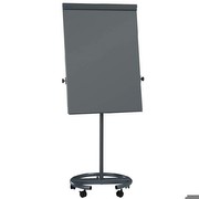 Hebel Flipchart funktionell, mobil stufenlos höhenverstellb., dunkelgrau 6375089