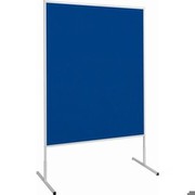 Hebel Moderationstafel standard 150x120 cm, Filz/Filz blau, 6363482