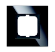 Busch Jaeger carat 1721-825 1 - fach Rahmen senk-oder waagerecht Glas schwarz