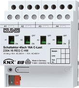 Jung KNX Schaltaktor 4f C-Last 63840322, 2304.16 REGCHM
