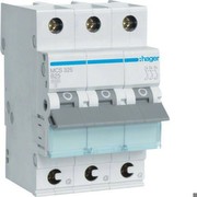 Hager MCS325 LS-Schalter mit schraubenl. Abg.-klemme 3-pol C, 25A MCS325