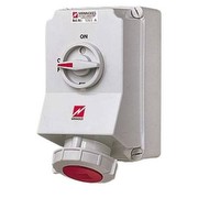 Mennekes CEE-Wandsteckdose m.DUO 5113A