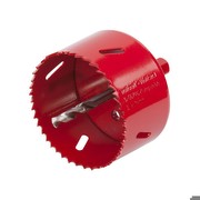 Wolfcraft 5475000 Lochsäge BiM komplett mit Sechskant-Schaft und Bohrer Ø 74