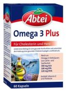 Abtei Omega 3 Plus Kapseln 60 Stk. Abtei Omega 3 Plus Kapseln 60 Stk.