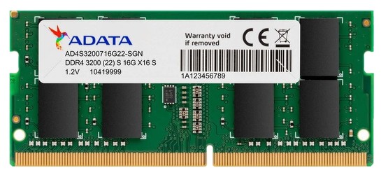 ADATA Premier DDR4-3200 32GB (AD4S320032G22-SGN) ADATA Premier DDR4-3200 32GB (AD4S320032G22-SGN)
