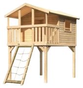 Akubi Stelzenhaus Benjamin mit Netzrampe