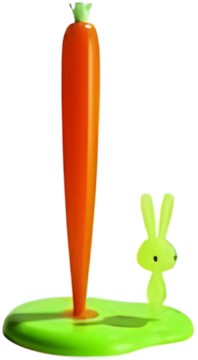 Alessi ASG42/H GR Bunny & Carrot Küchenrollenhalter