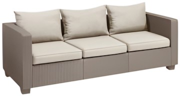 Allibert Salta Loungesofa 3-Sitzer