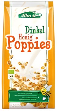 Allos Dinkel Honig Poppies Allos Dinkel Honig Poppies