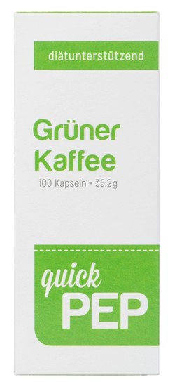 Allpharm quickPEP Grüner Kaffee Kapseln 100 Stk.