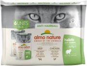 Almo Nature Holistic Anti Hairball Rind & Huhn 6 x 70 g Almo Nature Holistic Anti Hairball Rind & Huhn 6 x 70 g