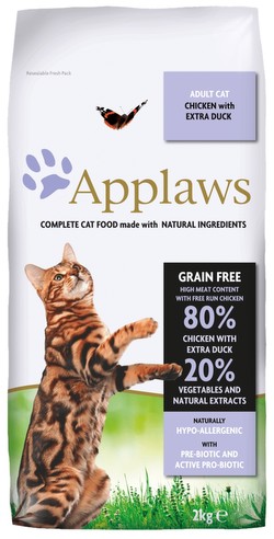 Applaws Adult Cat Huhn mit Ente 2 kg Applaws Adult Cat Huhn mit Ente 2 kg