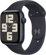 Apple Watch SE (2023) GPS 44 mm Aluminium mit Sport Band (MRE73QF/A)