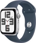 Apple Watch SE (2023) GPS 44 mm Aluminium mit Sport Band (MREE3QF/A)