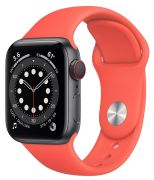 Apple Watch Series 6 GPS + Cellular Aluminium Sportarmband 40 mm
