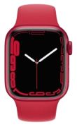 Apple Watch Series 7 GPS PRODUCT(RED) 41 mm Aluminium mit Sportarmband (MKN23FD/A)