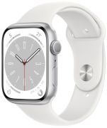 Apple Watch Series 8 GPS 45 mm Aluminium mit Sportarmband (MP6N3FD/A) Apple Watch Series 8 GPS 45 mm Aluminium mit Sportarmband (MP6N3FD/A)