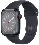 Apple Watch Series 8 GPS + Cellular 41 mm Aluminium mit Sportarmband (MNHV3FD/A)