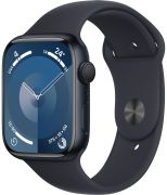 Apple Watch Series 9 GPS 45 mm Aluminium mit Sportarmband (MR9A3QF/A)