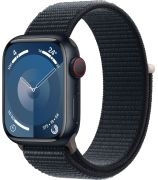 Apple Watch Series 9 GPS + Cellular 41 mm Aluminium mit Textil-Sportarmband (MRHU3QF/A)