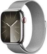 Apple Watch Series 9 GPS + Cellular 41 mm Edelstahl mit Milanaise-Armband (MRJ43QF/A) Apple Watch Series 9 GPS + Cellular 41 mm Edelstahl mit Milanaise-Armband (MRJ43QF/A)
