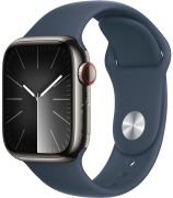 Apple Watch Series 9 GPS + Cellular 41 mm Edelstahl mit Sportarmband (MRJ83QF/A) Apple Watch Series 9 GPS + Cellular 41 mm Edelstahl mit Sportarmband (MRJ83QF/A)