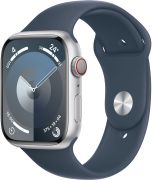 Apple Watch Series 9 GPS + Cellular 45 mm Aluminium mit Sportarmband (MRMG3QF/A)