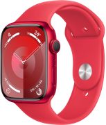 Apple Watch Series 9 GPS PRODUCT(RED) 45 mm Aluminium mit Sportarmband (MRXK3QF/A)