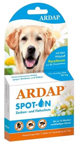 Ardap Spot-On Hunde über 25 kg 3 x 4 ml