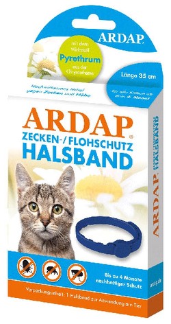 Ardap Zecken- und Floh Halsband für Katzen Ardap Zecken- und Floh Halsband für Katzen