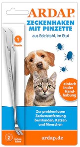 Ardap Zeckenzange Edelstahl 1 Stk. Ardap Zeckenzange Edelstahl 1 Stk.
