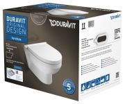Duravit DuraStyle Basic Wand-WC Rimless Set (45620900A1) Duravit DuraStyle Basic Wand-WC Rimless Set (45620900A1)