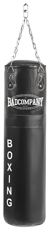 Bad Company Boxsack 150 x 35 cm ungefüllt aus Leder mit Stahlkette