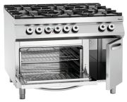 Bartscher 6 Flammen Gasherd EBO 2/1GN (2952481) Bartscher 6 Flammen Gasherd EBO 2/1GN (2952481)