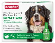 Beaphar Zecken- und Flohschutz Spot-On Hund 3 x 2 ml