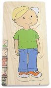 Beleduc Holzlagenpuzzle Junge