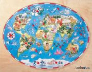 Beleduc Kinder der Welt Knopfpuzzle