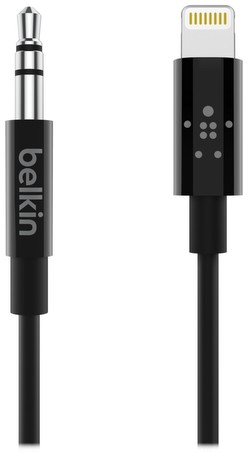 Belkin 3,5-mm-Klinken-Audiokabel mit Lightning Connector (AV10172bt03-BLK) Belkin 3,5-mm-Klinken-Audiokabel mit Lightning Connector (AV10172bt03-BLK)