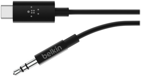 Belkin RockStar 3,5-mm-Klinken-Audio-Kabel mit USB-C-Stecker (F7U079bt03-BLK) Belkin RockStar 3,5-mm-Klinken-Audio-Kabel mit USB-C-Stecker (F7U079bt03-BLK)