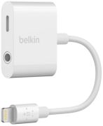 Belkin RockStar 3,5-mm-Klinken-Audio- und Ladeadapter (F8J212dsWHT) Belkin RockStar 3,5-mm-Klinken-Audio- und Ladeadapter (F8J212dsWHT)