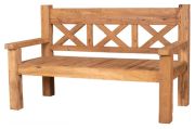 bene living Teak Gartenbank Rustique 160 cm