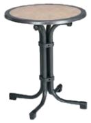 Best Freizeitmöbel Boulevard Tisch, rund 60 cm