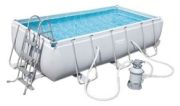 Bestway Frame Pool Set 404 x 201 cm mit Sandfilter (56442_18) Bestway Frame Pool Set 404 x 201 cm mit Sandfilter (56442_18)