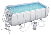 Bestway Frame Pool Power Steel Set 412 x 201 cm mit Sandfilter Bestway Frame Pool Power Steel Set 412 x 201 cm mit Sandfilter