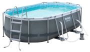 Bestway Oval Frame Pool Set 424 x 250 cm (56620) Bestway Oval Frame Pool Set 424 x 250 cm (56620)
