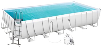 Bestway Rectangular Frame Pool Set 732 x 366 cm (56475) Bestway Rectangular Frame Pool Set 732 x 366 cm (56475)