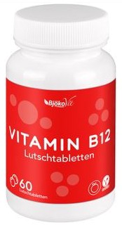 BjökoVit Vitamin B12 Lutschtabletten 60 Stk. BjökoVit Vitamin B12 Lutschtabletten 60 Stk.