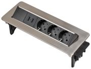 Brennenstuhl Indesk Power USB-Charger Tischsteckdosenleiste (1396200113)