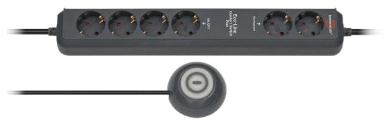 Brennenstuhl Eco-Line Comfort Switch Plus EL CSP 24 6-fach 1,5m
