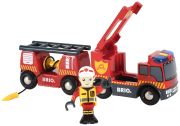 Brio Feuerwehr-Leiterfahrzeug mit Licht & Sound